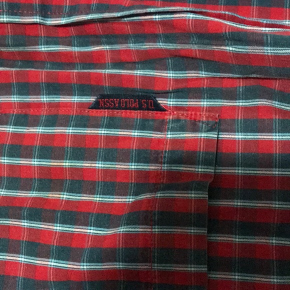 Polo shirt red and blue - Picture 3 of 3